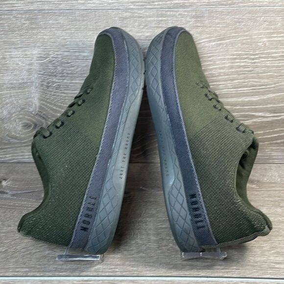 Nobull Canvas Trainer Women’s Sz 8.5 Low Top Lace Up Moss Green Gray Sneakers - Picture 10 of 10
